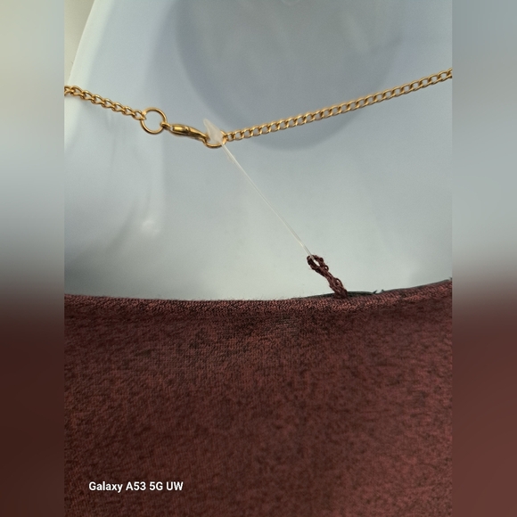 BCX Criss Cross Cut Out Sleeve Mulberry Color Soft & Flowy S New - Picture 4 of 9